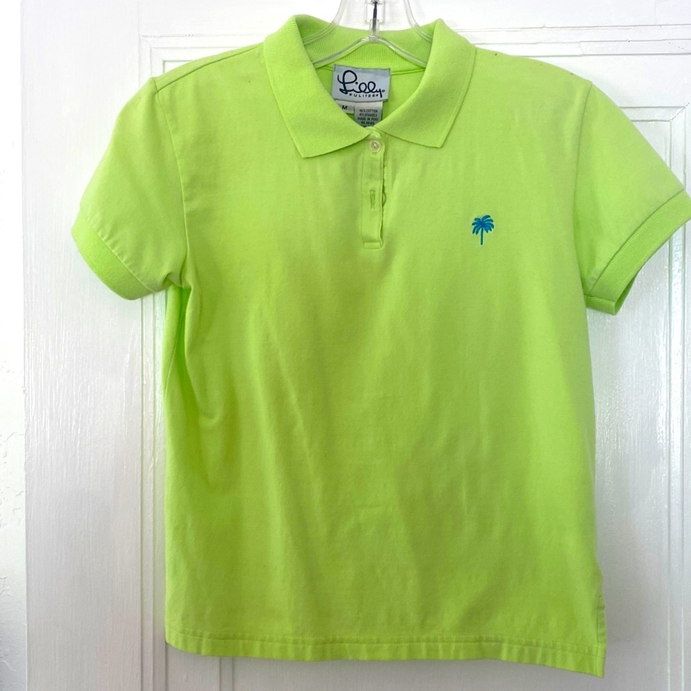 Lilly Pulitzer Light Green Polo Style Shirt